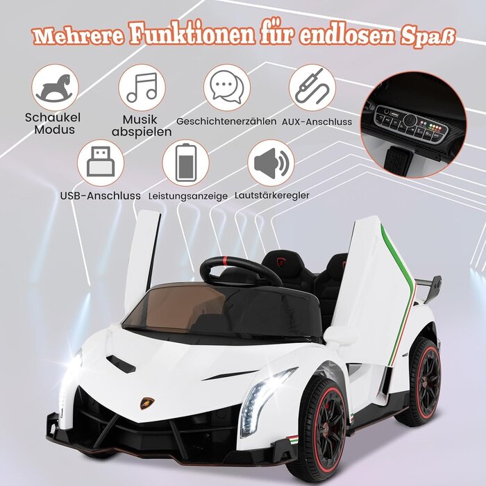 Elektrisches Kinderauto 12V - 2-Sitzer mit Allrad - bis zu 41% Rabatt!