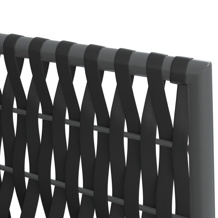 Vidaxl 2er Set Poly-Rattan Gartenstühle - Schwarz - bis zu 41% sparen