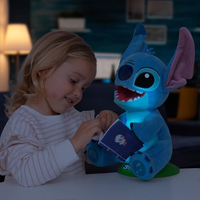 Interaktives Stitch Plüschtier, singend & leuchtend - jetzt bis zu 39% Rabatt