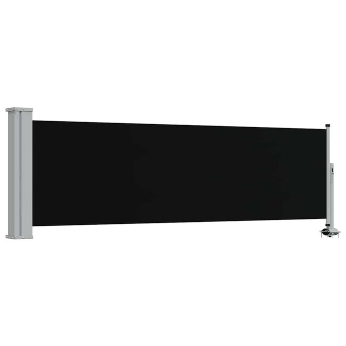 Vidaxl Seitenzugmarkise 80x300 cm, Schwarz - UV-beständig - bis zu 40% sparen
