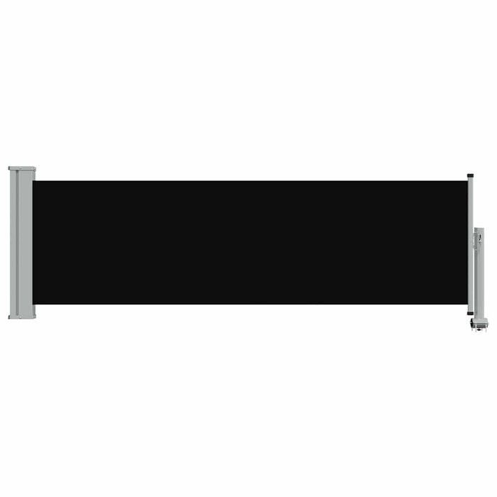 Vidaxl Seitenzugmarkise 80x300 cm, Schwarz - UV-beständig - bis zu 40% sparen