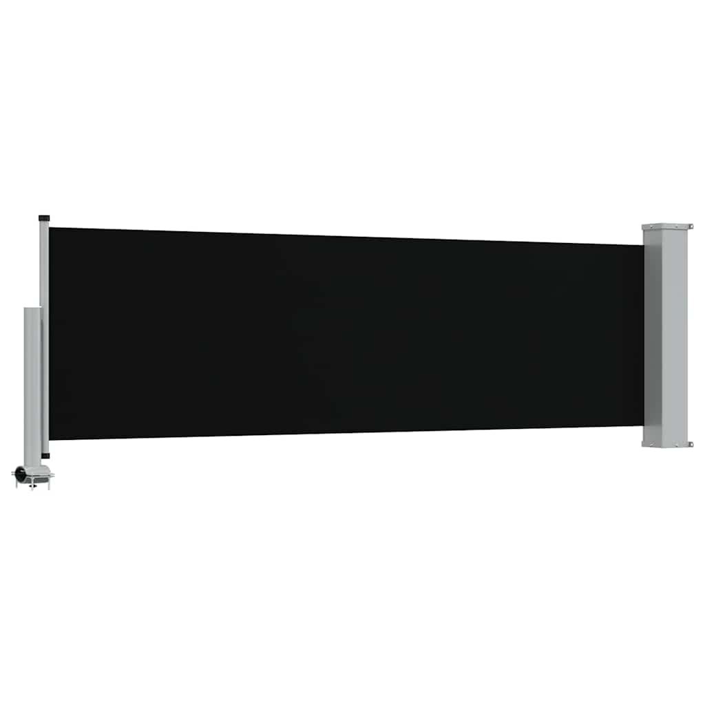 Vidaxl Seitenzugmarkise 80x300 cm, Schwarz - UV-beständig - bis zu 40% sparen