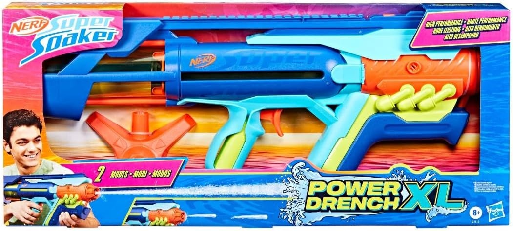 Power Drench XL Wasserpistole mit Drucksystem - jetzt bis zu 38% sparen!