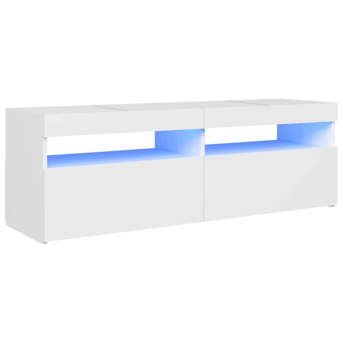 Vidaxl Modernes TV-Lowboard in Weiß mit RGB-LED-Beleuchtung - bis zu 41% Rabatt