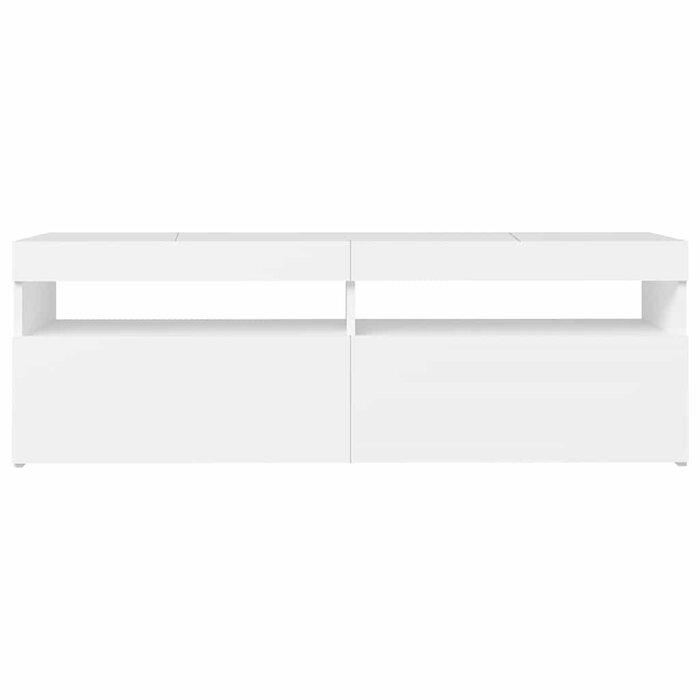 Vidaxl Modernes TV-Lowboard in Weiß mit RGB-LED-Beleuchtung - bis zu 41% Rabatt