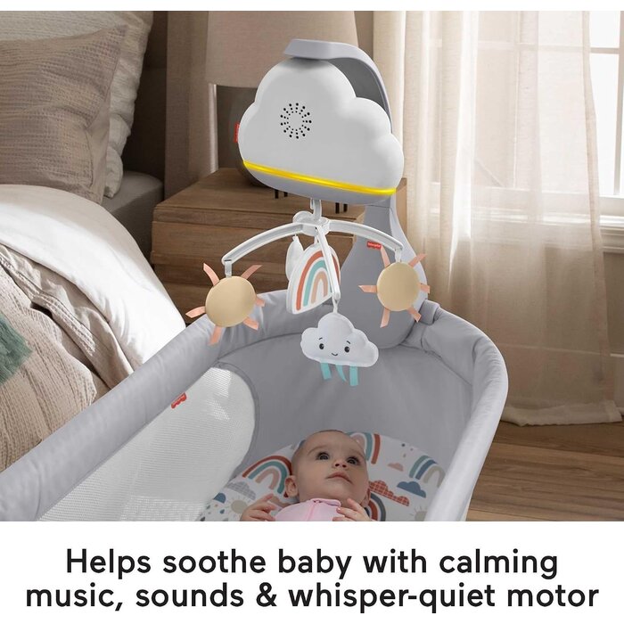 Fisher Price Regenbogen Musik-Mobile mit Geräuscherkennung - bis zu 37% Rabatt