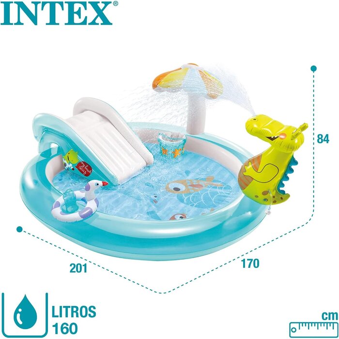 Wasserspielcenter Alligator mit Rutsche - bis zu 39% sparen!