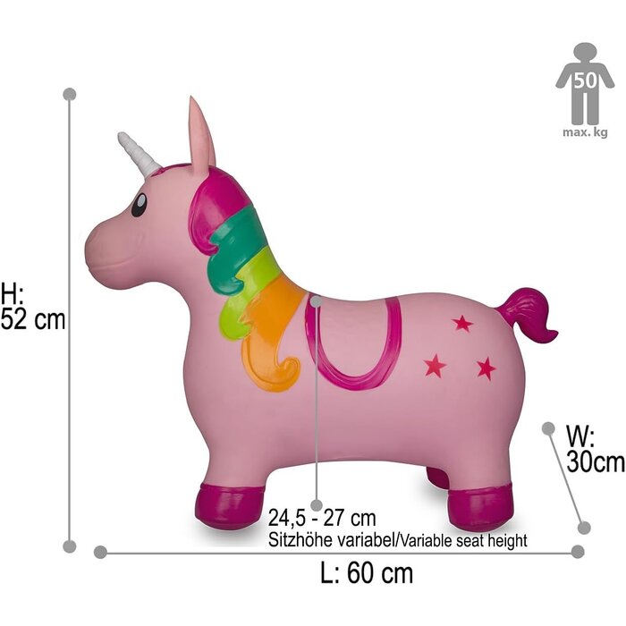 Springtier Einhorn für Kinder - Robustes Hüpftier - Bis zu 37% günstiger