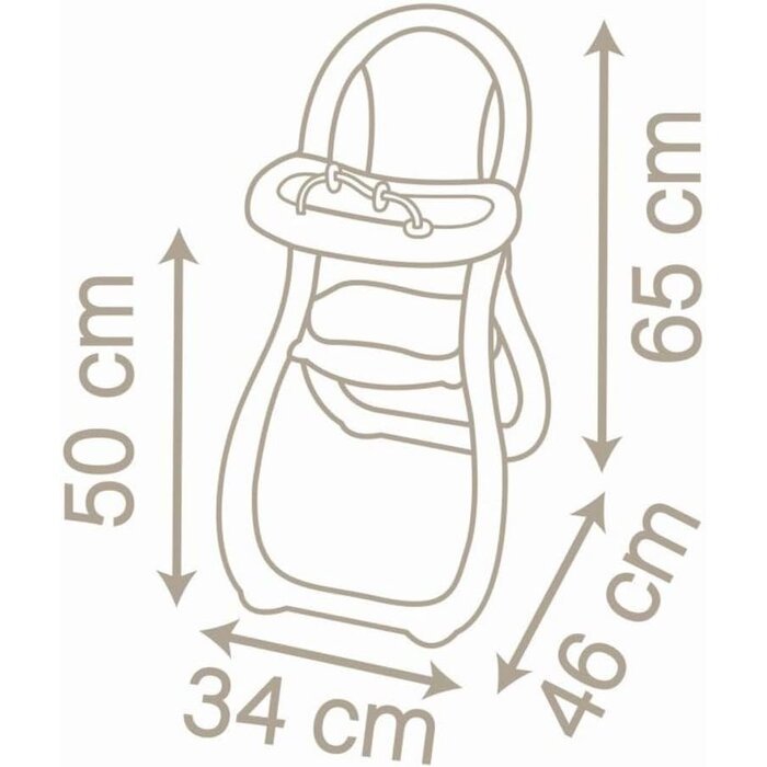Puppenhochstuhl für Puppen bis 42 cm - jetzt bis zu 34% sparen!