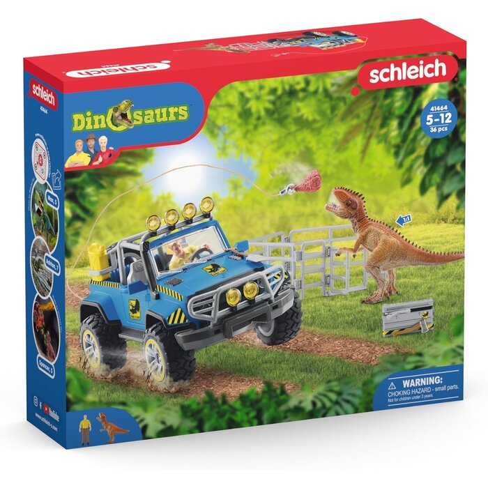 Dinosaurier-Spielset mit Geländewagen - Jetzt bis zu 33% günstiger!