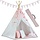 Tipi-Spielzelt für Kinder in Rosa - Komplettset mit bis zu 43% Rabatt