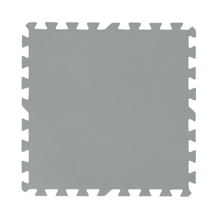 Universal Schwimmbadbodenfliesen 50x50 cm, 9er-Set, Grau - bis zu 37% sparen