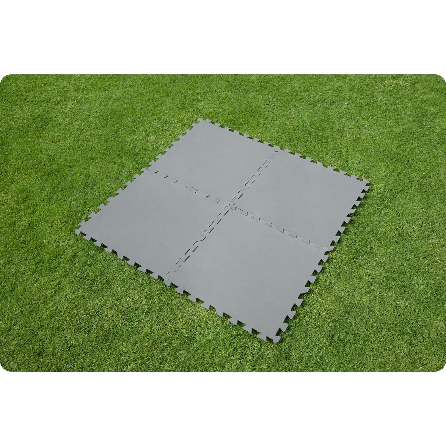 Universal Schwimmbadbodenfliesen 50x50 cm, 9er-Set, Grau - bis zu 37% sparen