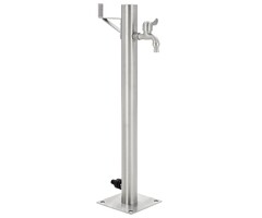 Vidaxl Gartenwassersäule Edelstahl 65 cm - Jetzt bis zu 41% günstiger sichern!