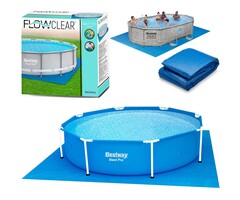Universelle Pool-Bodenschutzplane 488 x 488 cm - bis zu 67% Rabatt
