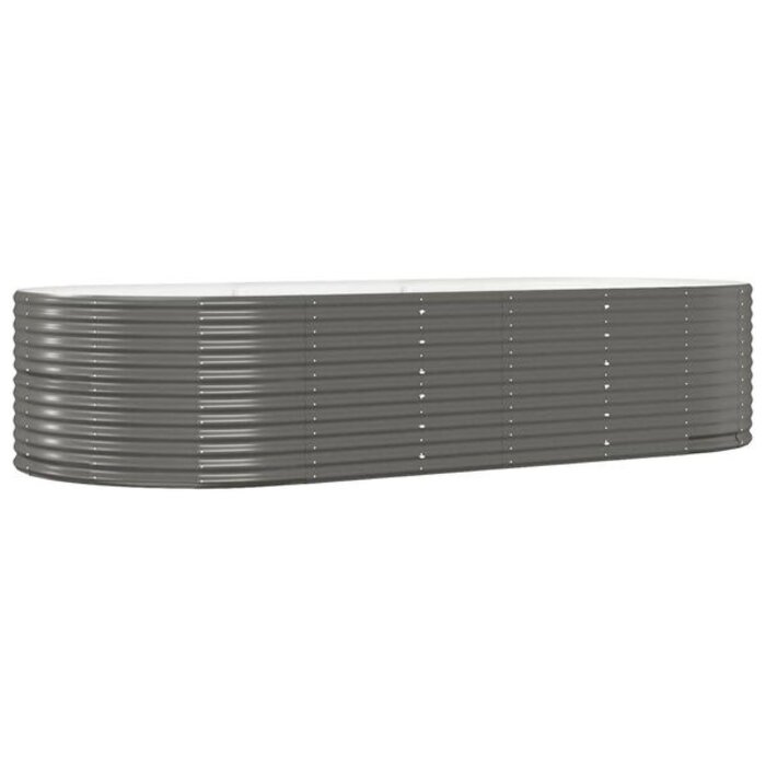 Vidaxl Ovales Hochbeet 291x140x68 cm aus verzinktem Stahl - bis zu 34% günstiger