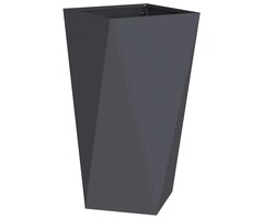 Vidaxl Design-Pflanzkübel Anthrazit 40x40x75 cm aus Stahl - bis zu 29% Rabatt