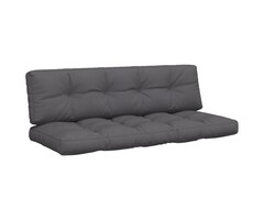 Vidaxl Palettenkissen-Set 2-tlg. 150x60/40cm Anthrazit - bis zu 47% Rabatt