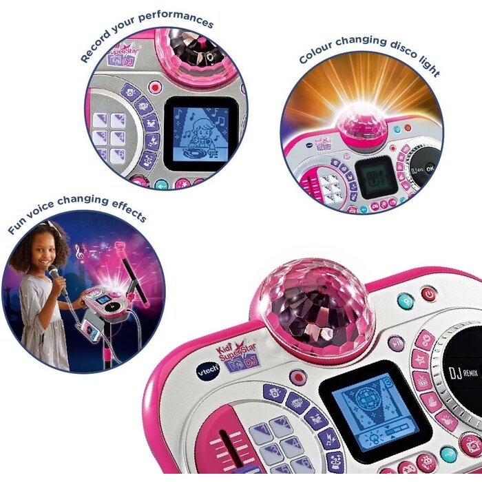 Vtech DJ-Karaoke-Set für Kinder - jetzt bis zu 34% sparen - Rosé