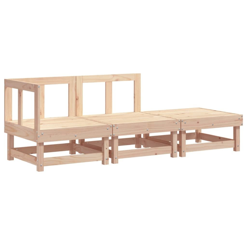 Vidaxl 3-tlg. Garten-Loungeset aus Kiefernholz - Modulares Design - bis zu 35% Rabatt