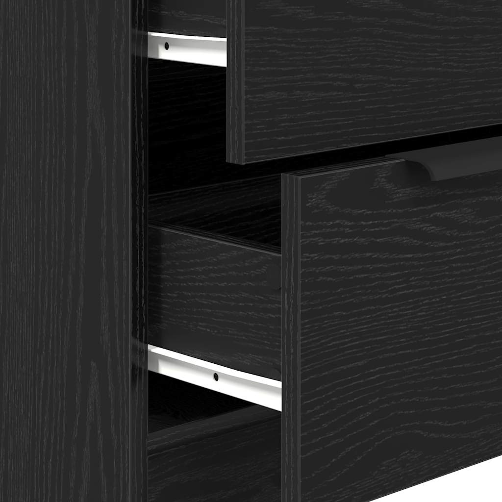 Vidaxl Minimalistisches Sideboard in Schwarz, 60x30x70cm - Jetzt bis zu 41% sparen!