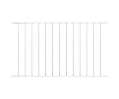 Vidaxl Gartenzaun-Element Woerden, 163x117 cm - Weiß - bis zu 44% Rabatt