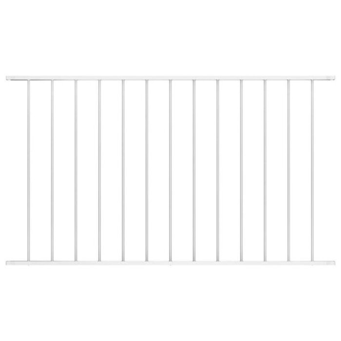Vidaxl Gartenzaun-Element Woerden 163x117 cm Weiß - Outlet-Deal bis zu 33% sparen