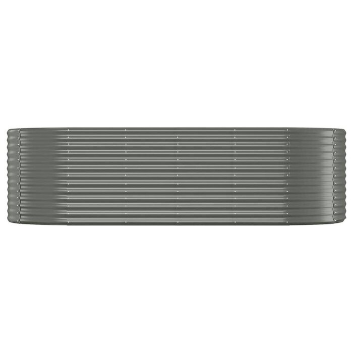 Vidaxl Großes Stahl-Hochbeet 249x100 cm - Grau - bis zu 41% sparen