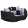 Wendbares Hundekissen 65x50x20 cm Grau/Schwarz - Sparen Sie bis zu 34%