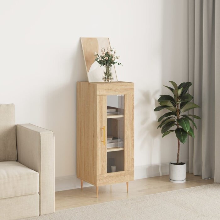 Vidaxl Sideboard in Sonoma-Eiche Optik - kompakt & modern - bis zu 34% Rabatt