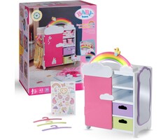 Baby Born Puppenkleiderschrank mit Licht & Sound - Regenbogen-Design - bis zu 39% sparen