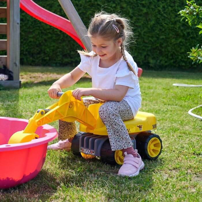 Spielzeug-Bagger Maxi Gelb - Robust & 360° Drehbar - Jetzt bis zu 33% sparen