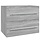 Waschtischunterschrank 60cm Grau Sonoma Eiche - Outlet mit bis zu 40% Rabatt