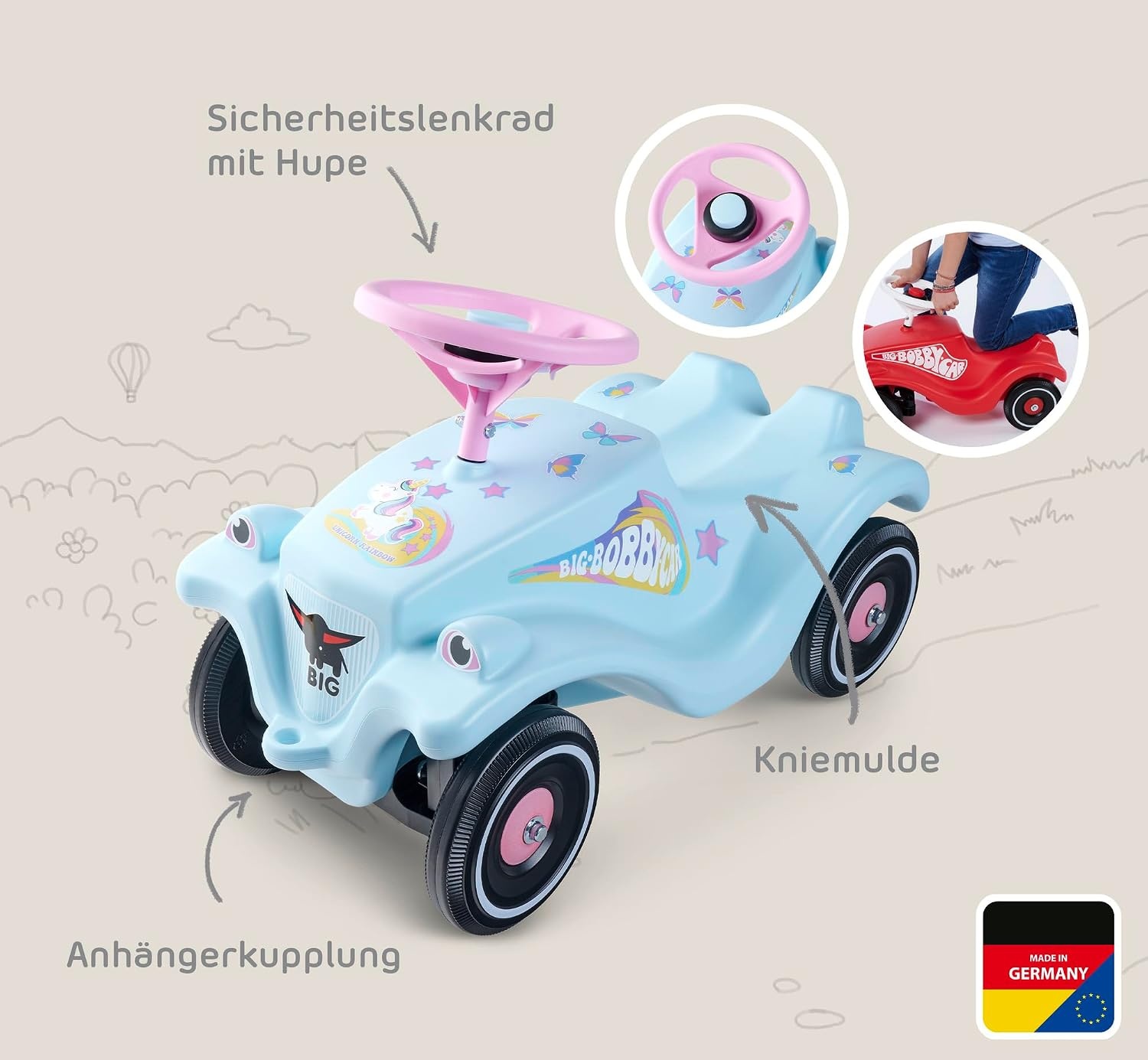 Rutschauto im Einhorn-Design - bis zu 40% günstiger