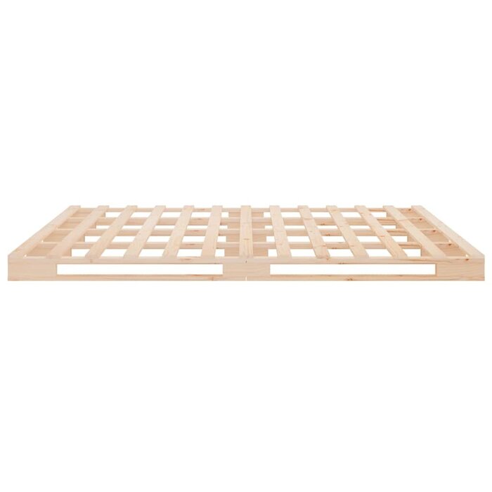 Vidaxl Palettenbett aus massivem Kiefernholz, 140x200 cm - bis zu 30% sparen