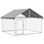 Hundezwinger mit Dach 200x200x150cm - Verzinkter Stahl - bis zu 41% Rabatt