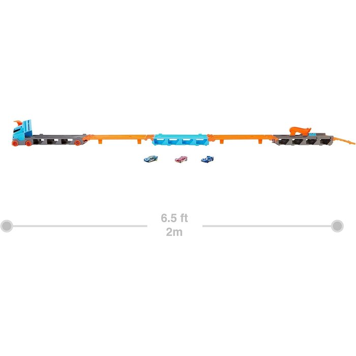 2-in-1 Rennbahn & LKW Transporter - bis zu 28% Rabatt auf Rückläufer
