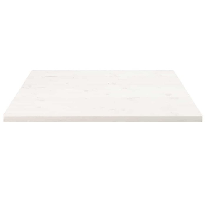Vidaxl Massivholz-Tischplatte Kiefer weiß 80x80cm - jetzt bis zu 36% sparen