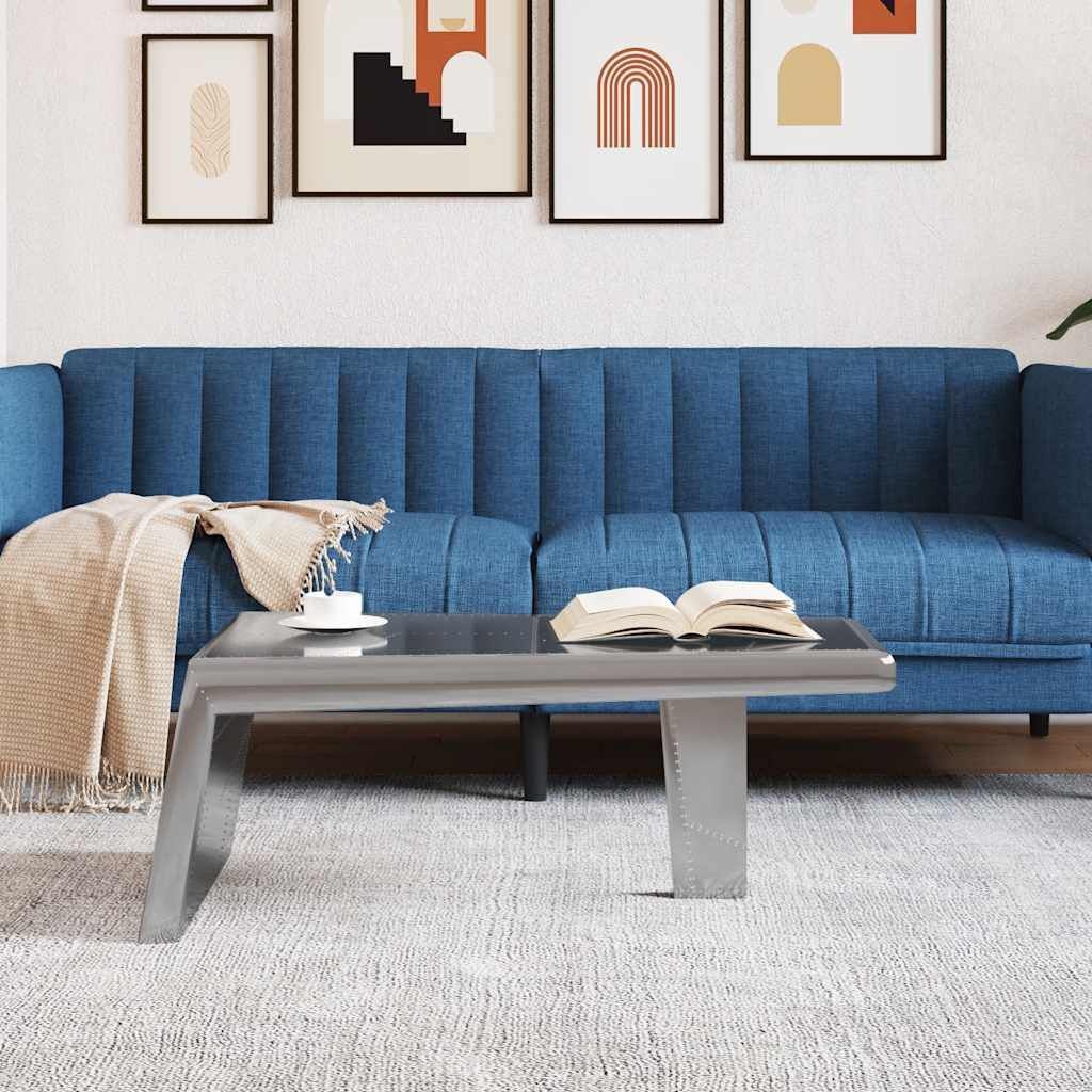 Vidaxl Aviator Couchtisch aus Aluminium - Vintage-Stil - bis zu 41% sparen