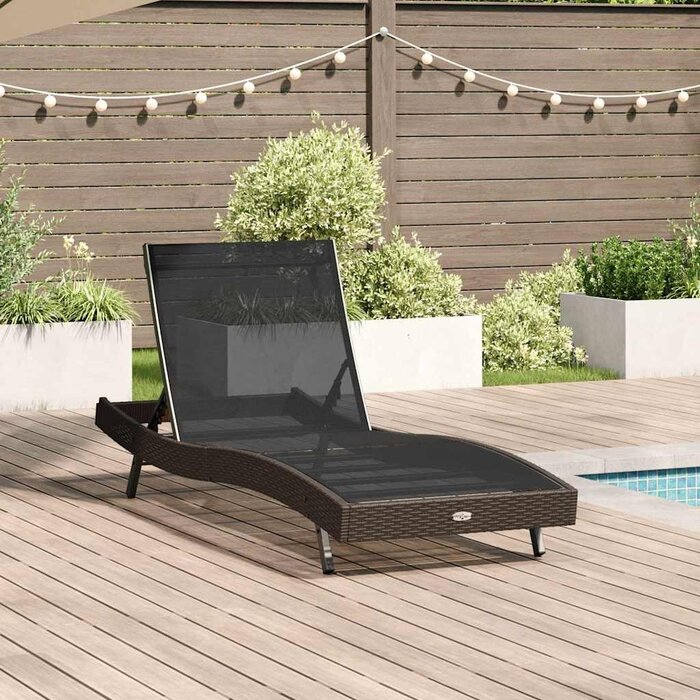 Vidaxl Moderne Polyrattan-Sonnenliege - Jetzt bis zu 30% günstiger sichern!