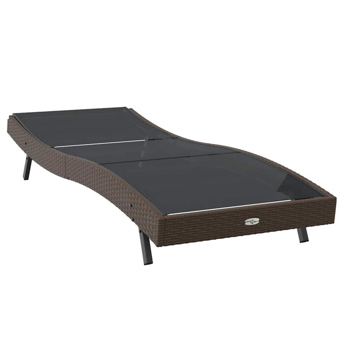 Vidaxl Moderne Polyrattan-Sonnenliege - Jetzt bis zu 30% günstiger sichern!