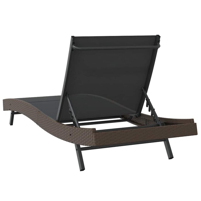 Vidaxl Moderne Polyrattan-Sonnenliege - Jetzt bis zu 30% günstiger sichern!