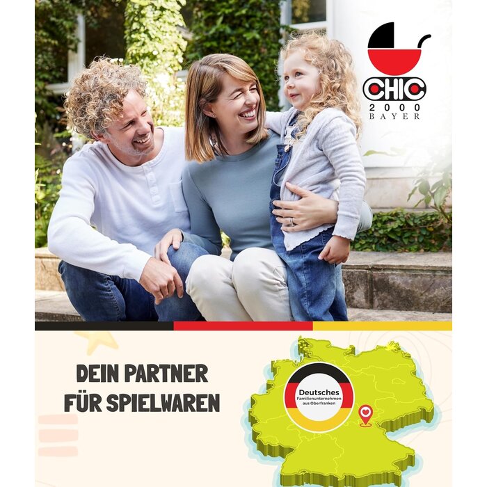 3-in-1 Kombi-Puppenwagen Butterfly - Höhenverstellbar - bis zu 41% sparen
