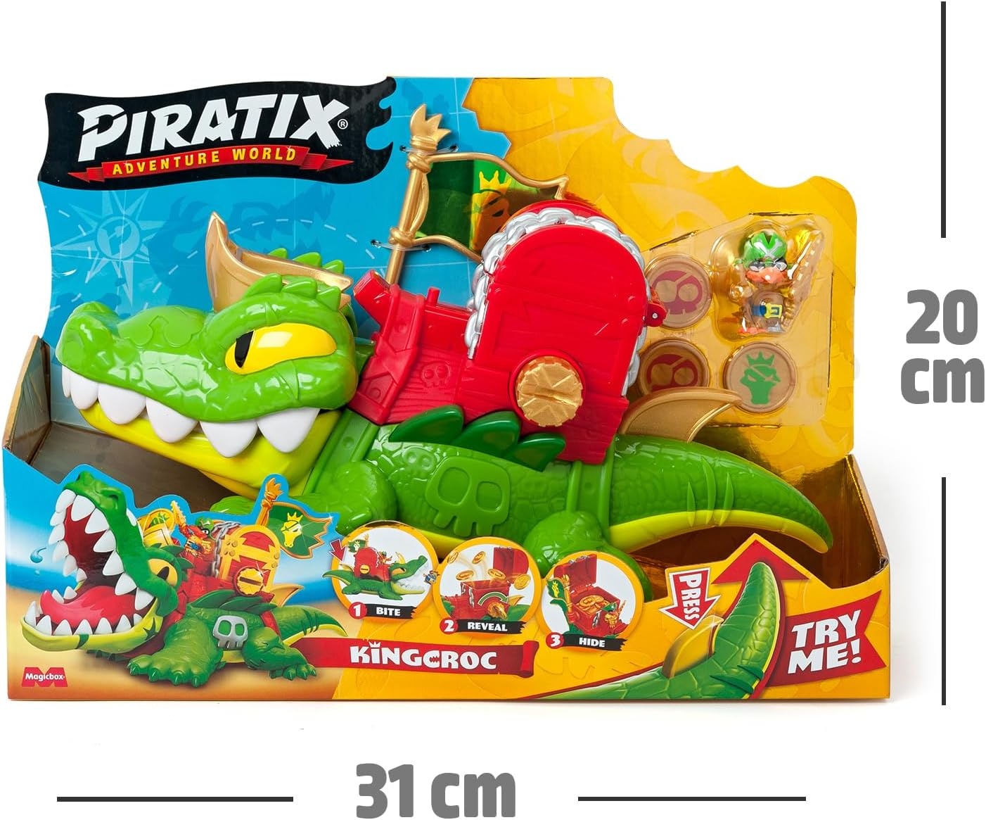 King Croc Piraten-Set mit Krokodil & Zubehör - Jetzt bis zu 38% sparen