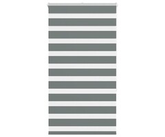Vidaxl Zebra-Doppelrollo 90x150 cm Dunkelgrau - bis zu 39% Rabatt