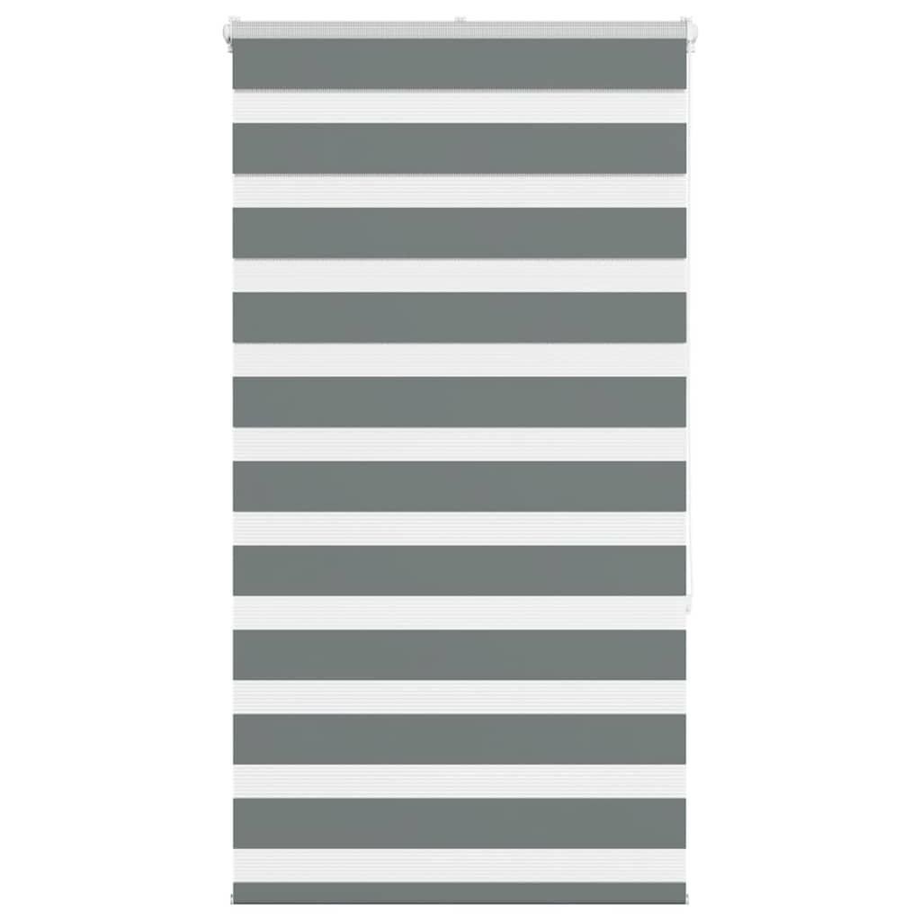 Vidaxl Doppelrollo Zebra-Rollo 90x150 cm dunkelgrau - bis zu 27% günstiger