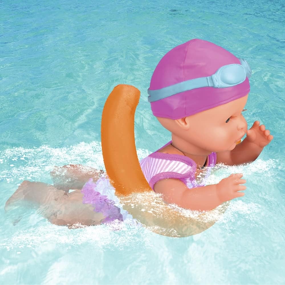 Interaktive Schwimmpuppe 35 cm mit Schwimmring - Jetzt bis zu 39% sparen