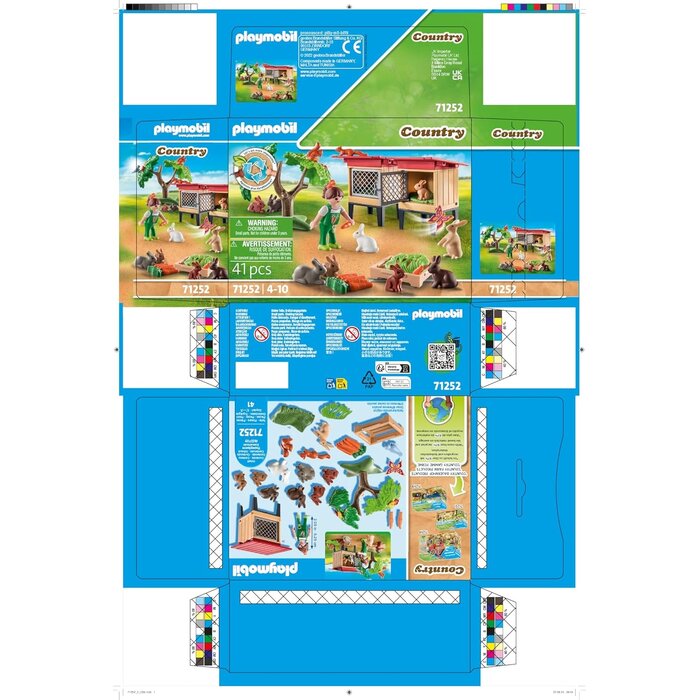 Kaninchenstall Spielset Bauernhof 41-tlg. - Nachhaltig - bis zu 33% sparen