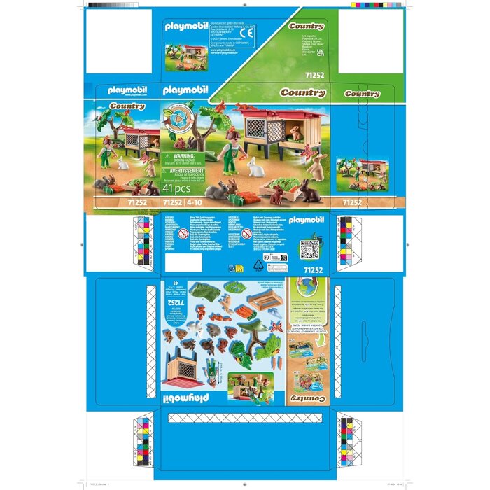 Kaninchenstall Spielset Bauernhof 41-tlg. - Nachhaltig - bis zu 33% sparen