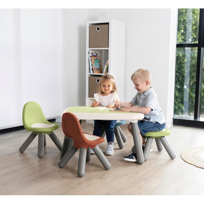 Robuster Kinderstuhl aus Recycling-Kunststoff Grün - bis zu 38% sparen